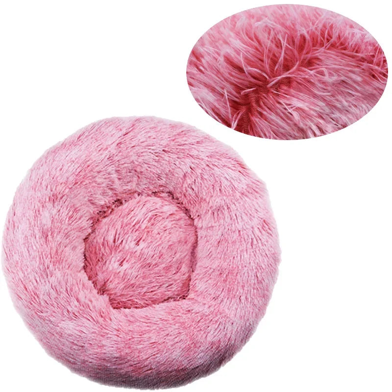 GlowPup™ Calming Donut Dog Bed