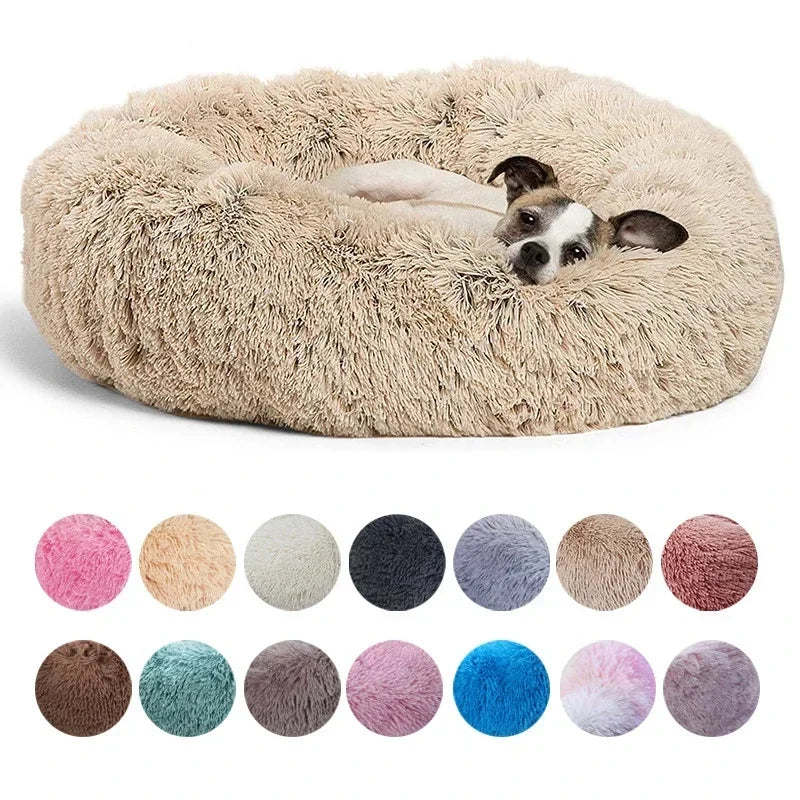GlowPup™ Calming Donut Dog Bed