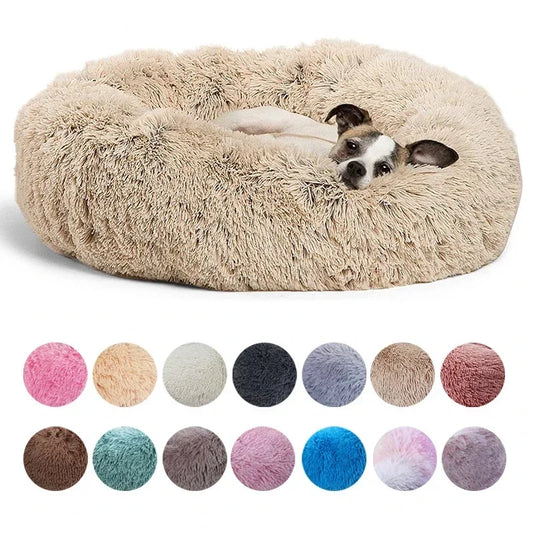 GlowPup™ Calming Donut Dog Bed